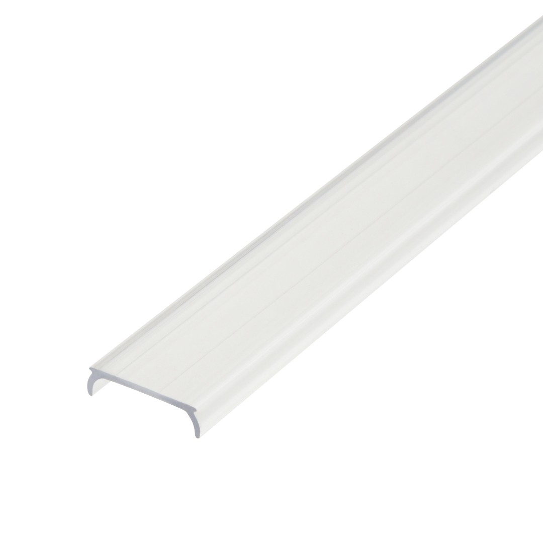 UFE-R08 CLEAR 200 POLYBAG Прозрачный рассеиватель для алюминиевого профиля, пластик. Длина 200 см. Т
